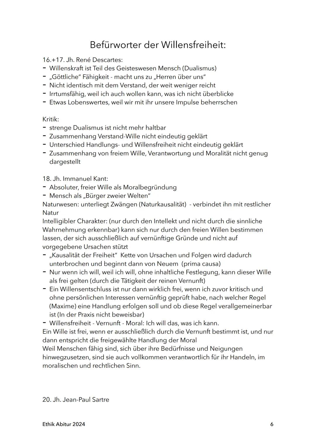 Mündliches Abitur 2024
Ethik
Königs Abi-Trainer (Mein Ziel: Abitur Ethik)
C.C.Buchner (Kolleg Ethik Neu)
Ethik Abitur 2024
1 1. Freiheit und