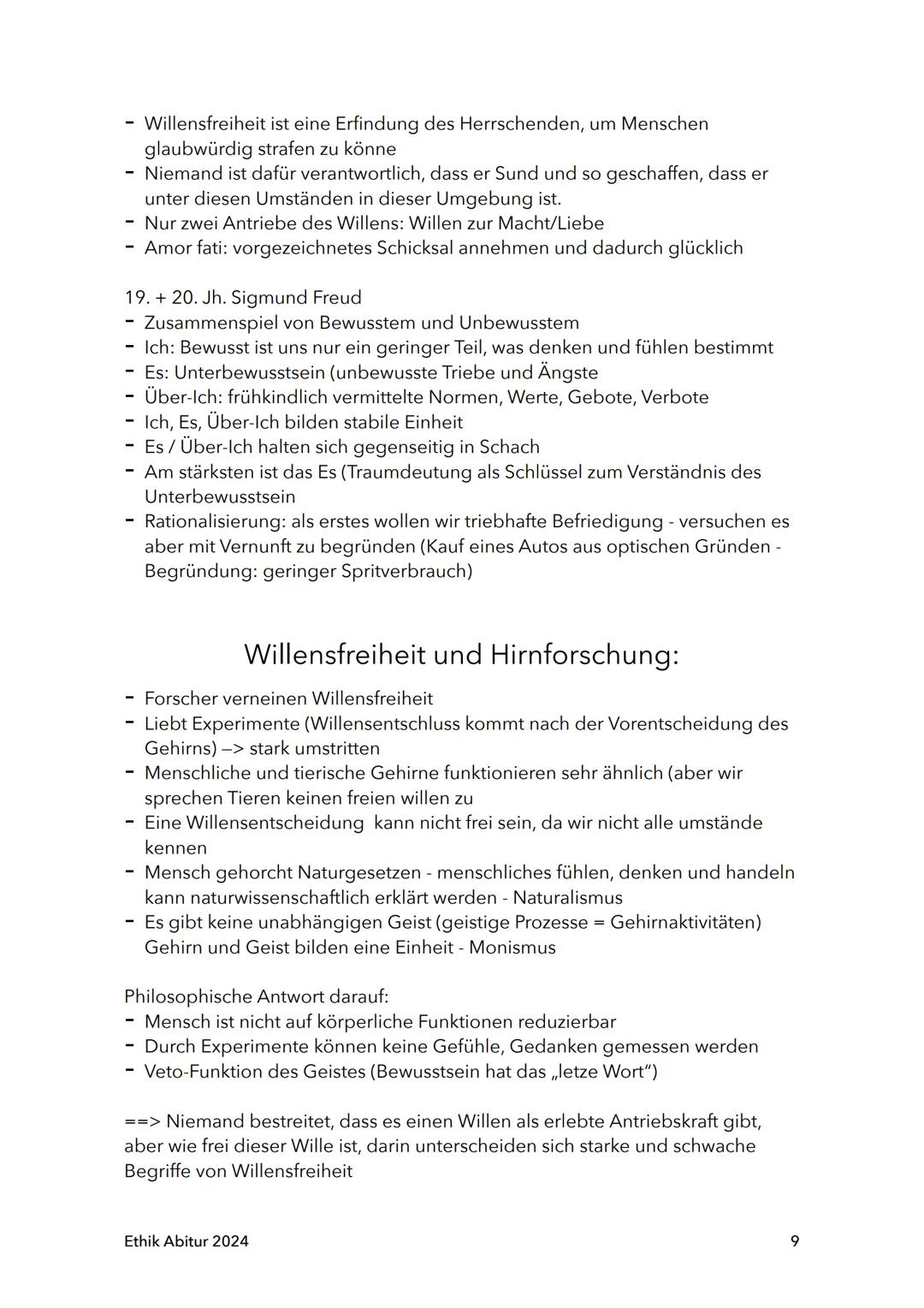 Mündliches Abitur 2024
Ethik
Königs Abi-Trainer (Mein Ziel: Abitur Ethik)
C.C.Buchner (Kolleg Ethik Neu)
Ethik Abitur 2024
1 1. Freiheit und
