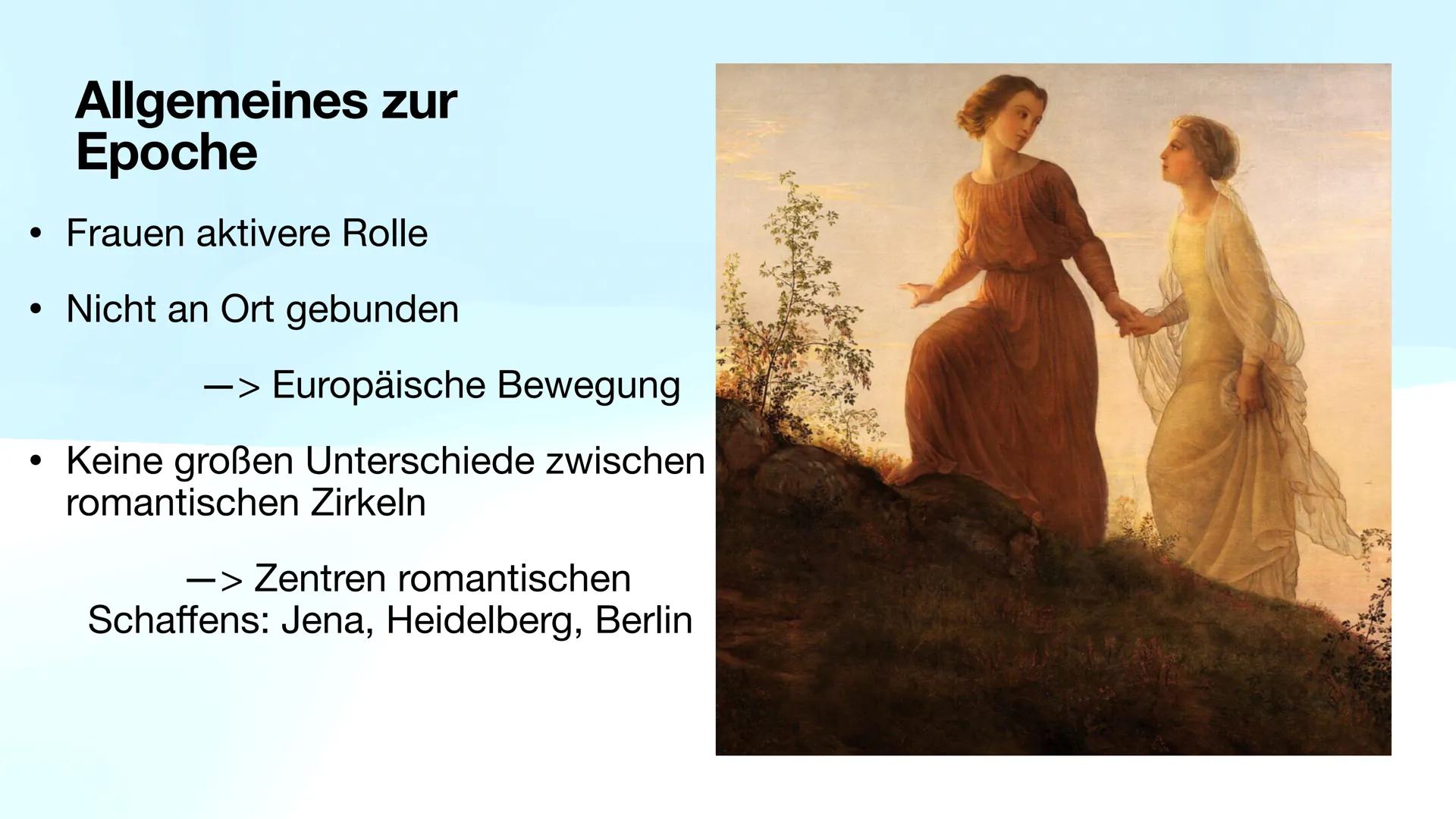 # Die Epoche der Romantik
„Die Welt muss romantisiert werden. So findet man den
ursprünglichen Sinn wieder.“-Novalis
Maira Hauck # Definit