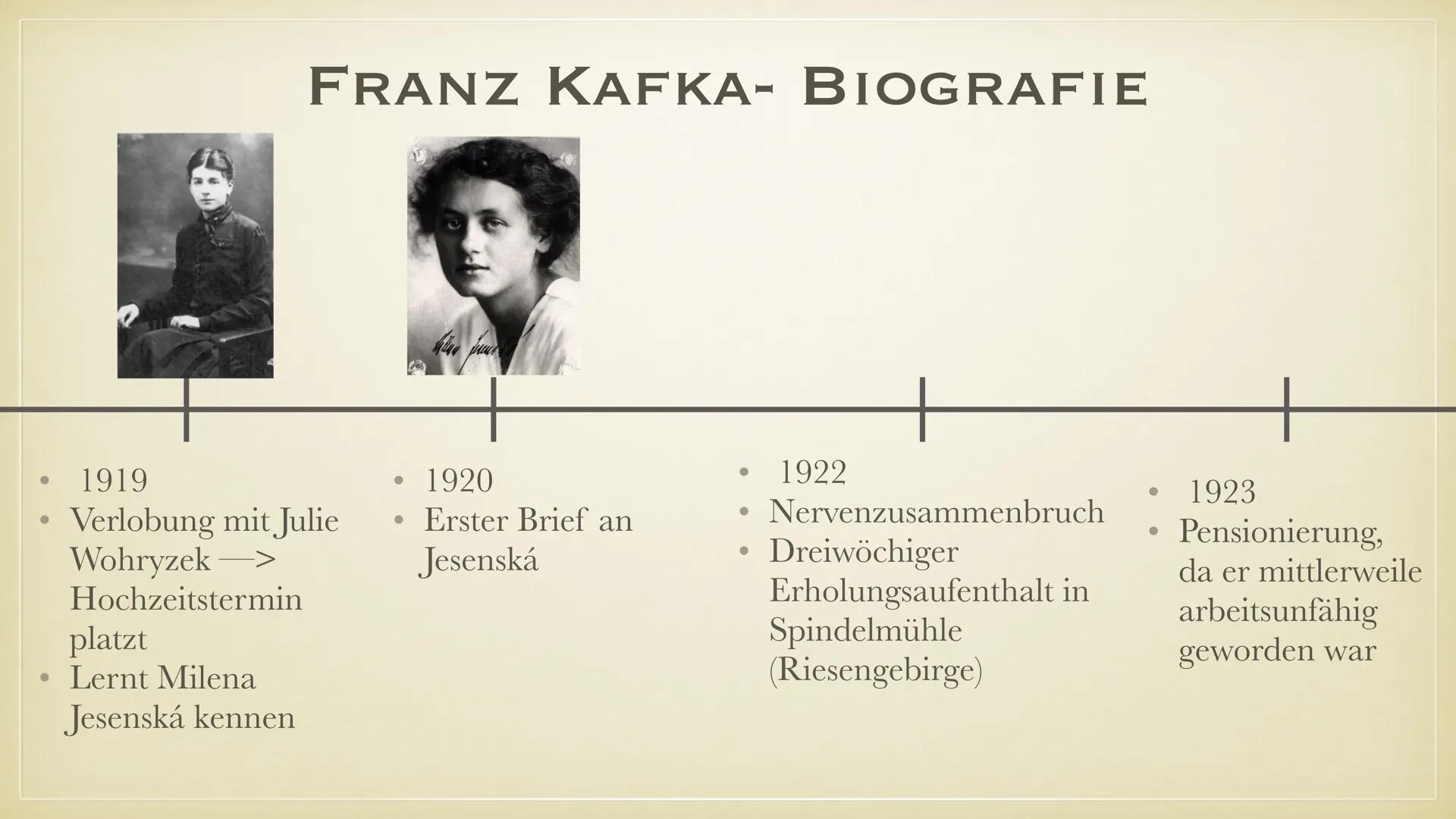 FRANZ KAFKA
LEANDRA SCHWAAB, LUCA KELLY, MAIRA HAUCK FRANZ KAFKA
LEANDRA SCHWAAB, LUCA KELLY, MAIRA HAUCK Allgemeines
GLIEDERUNG
•
Franz Kaf