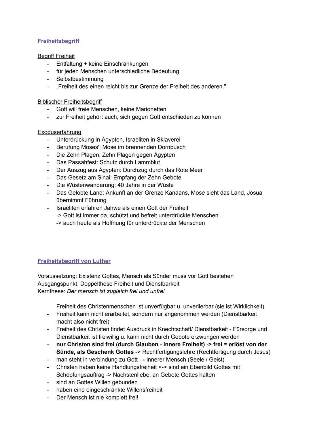 1. Mensch / Anthropologie
Schöpfungsgeschichte:
Genesis 1 & Genesis 2:
Wie und wann entstand der Mensch?
Genesis 1:
Am 6. Tag -> als letztes