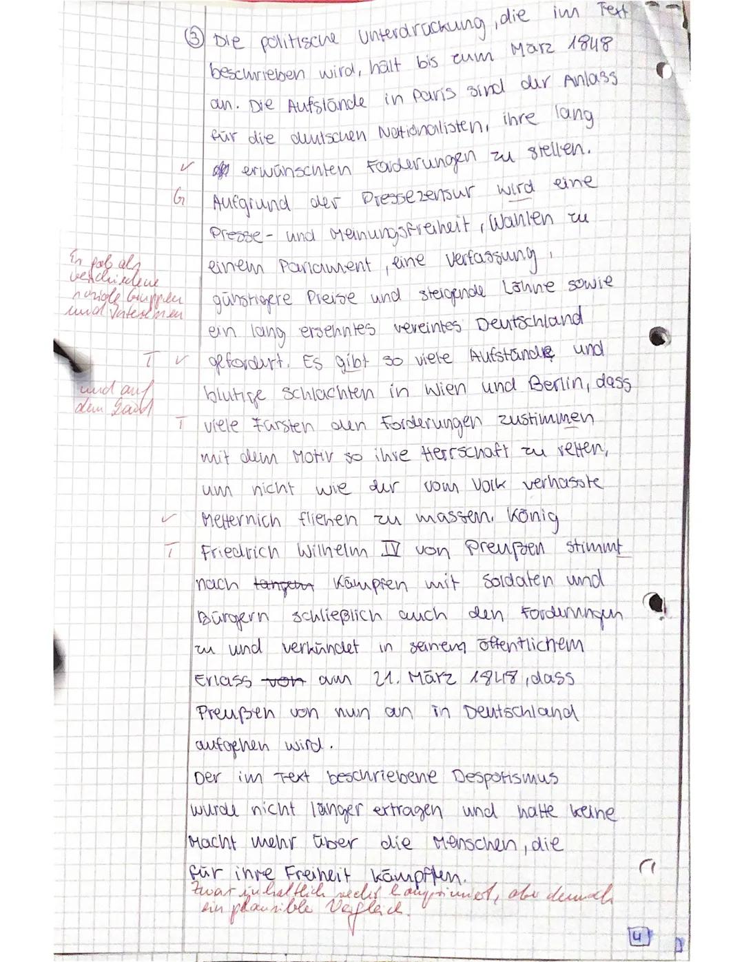 12/1 Geschichte
Thema:
Name:
Aufgaben:
Jana P.
1. Klausur am 07.11.2022
Restauration und Revolution im Vormärz
Bruder
vom
1. Gib mit eigenen