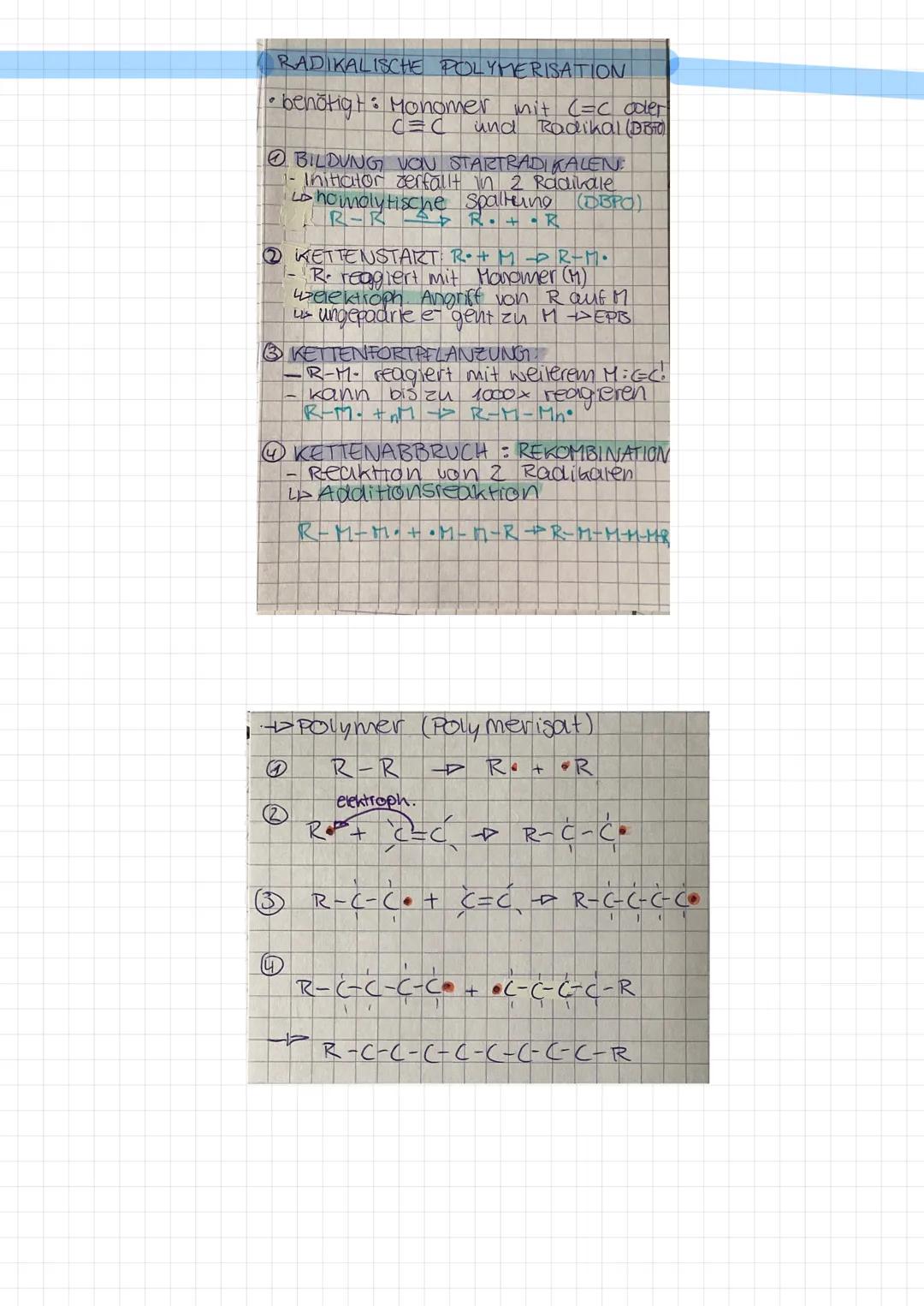 ÜBERSICHT REAKTIONSMECHANISMUS
NAME
radikalische Substitution SR
elektrophile Addition EA
nucleophile Substitution SN
nuclephile Additi
