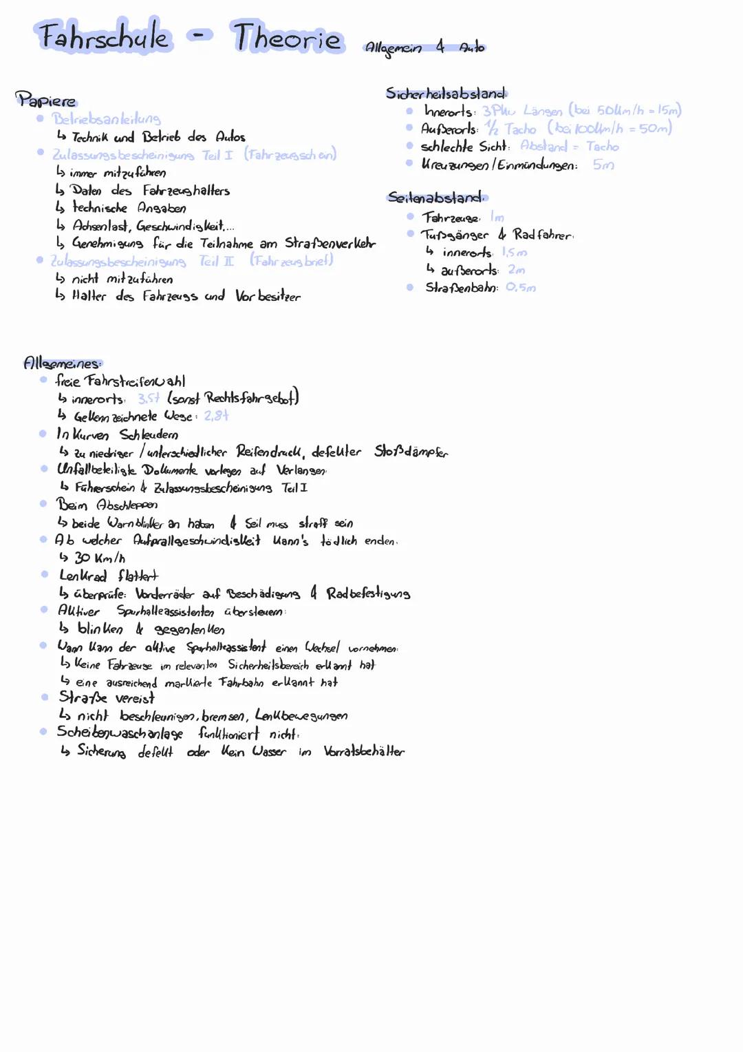 Fahrschule Theorieprüfung