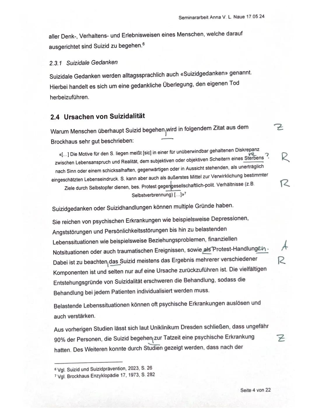 -Seminarfach,,Soziales Engagement"
Beurteilungsbogen für die schriftliche Seminararbeit
Name der Schülerin/ des Schülers: Anna Naue
Seminara