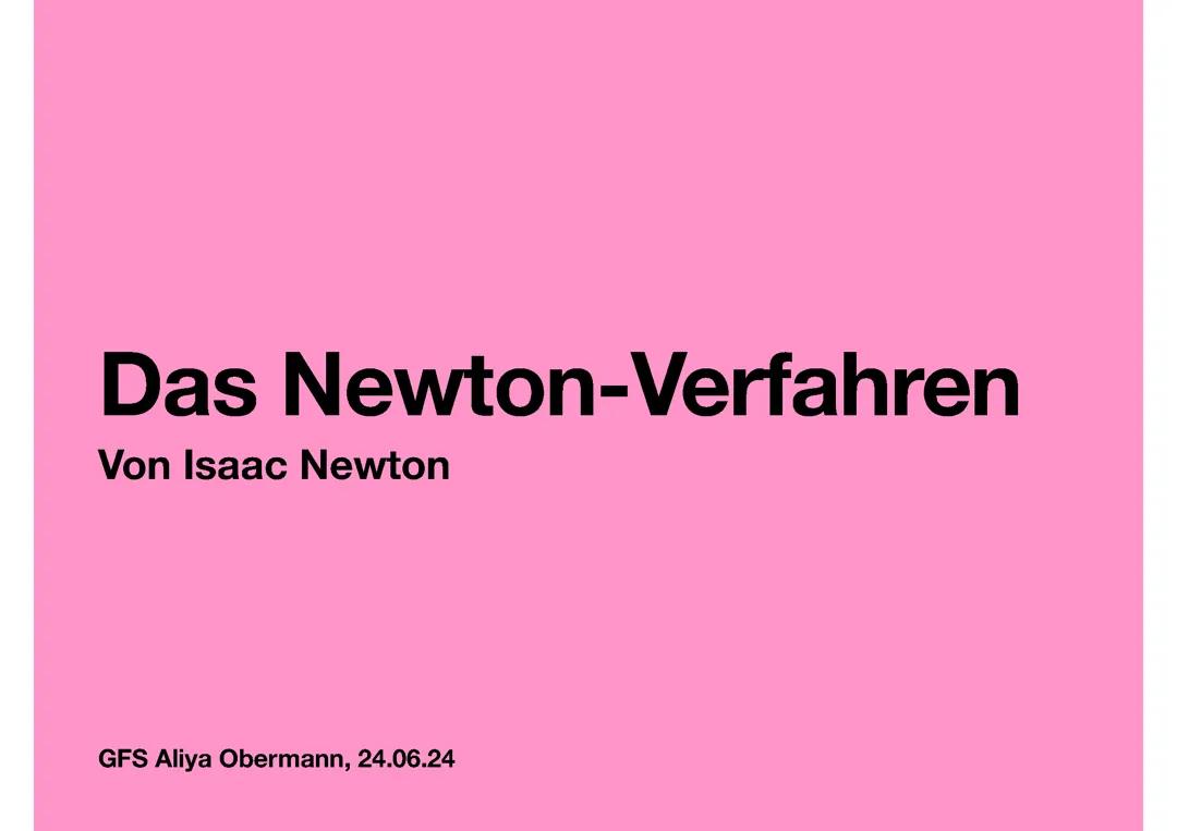 GFS Newton-Verfahren (13NP)