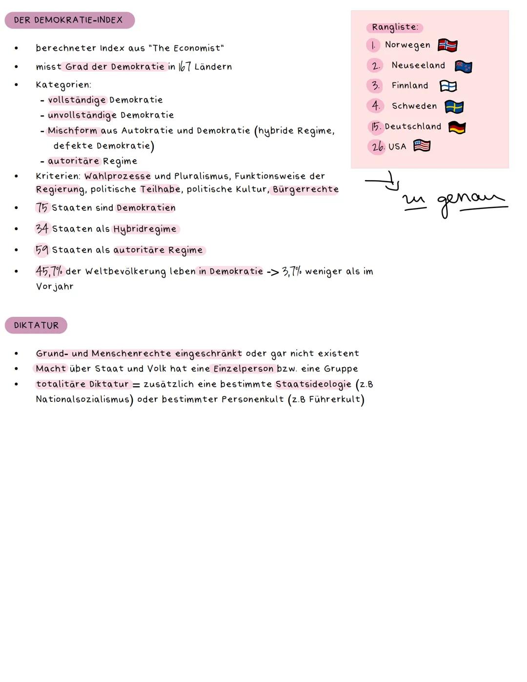 Thema 2/7:
Demokratie # DEMOKRATIE BEGRIFF
* altes Griechenland
* Staatsform, die auf die Mehrheit ausgerichtet ist
* demos = Volk, k