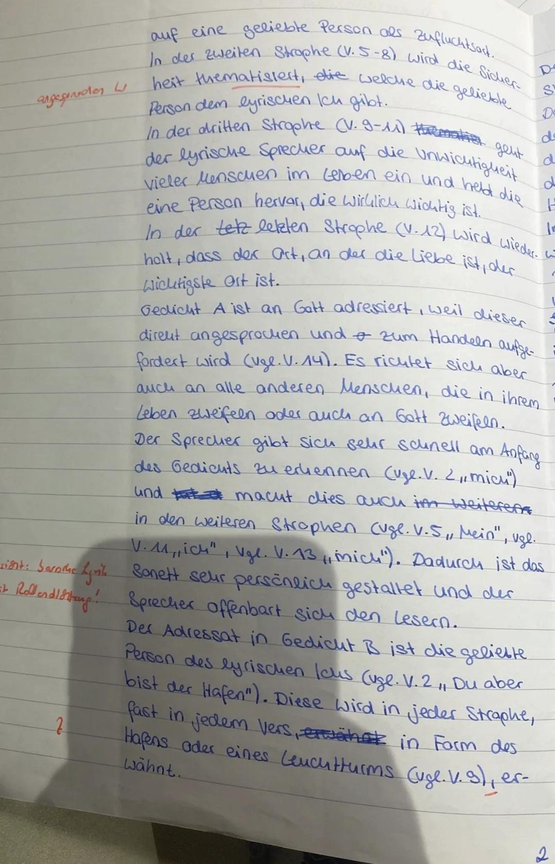 5.05.2023
4. Klausur: Unterwegssein -
Lyrik vom Barock bis zur Gegenwart
Thema 1: Gedichtvergleich Barock - Moderne
Catharina von Greiffenbe
