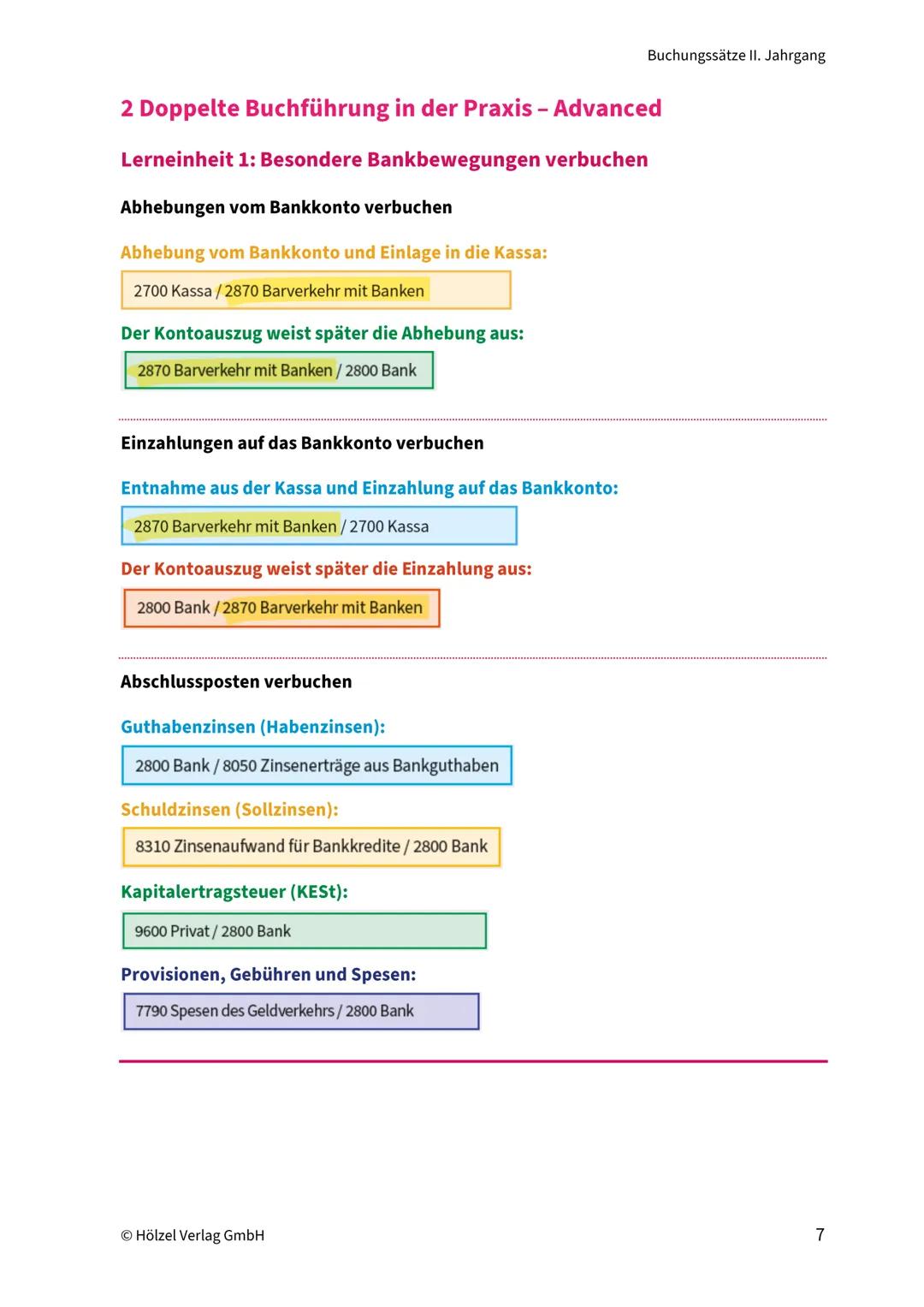 Sammelmappe
Buchungssätze II. Jahrgang
Kapitel 1
Doppelte Buchführung in
der Praxis - Basics
1 Einkauf und Verkauf von Waren
verbuchen 1
2 A