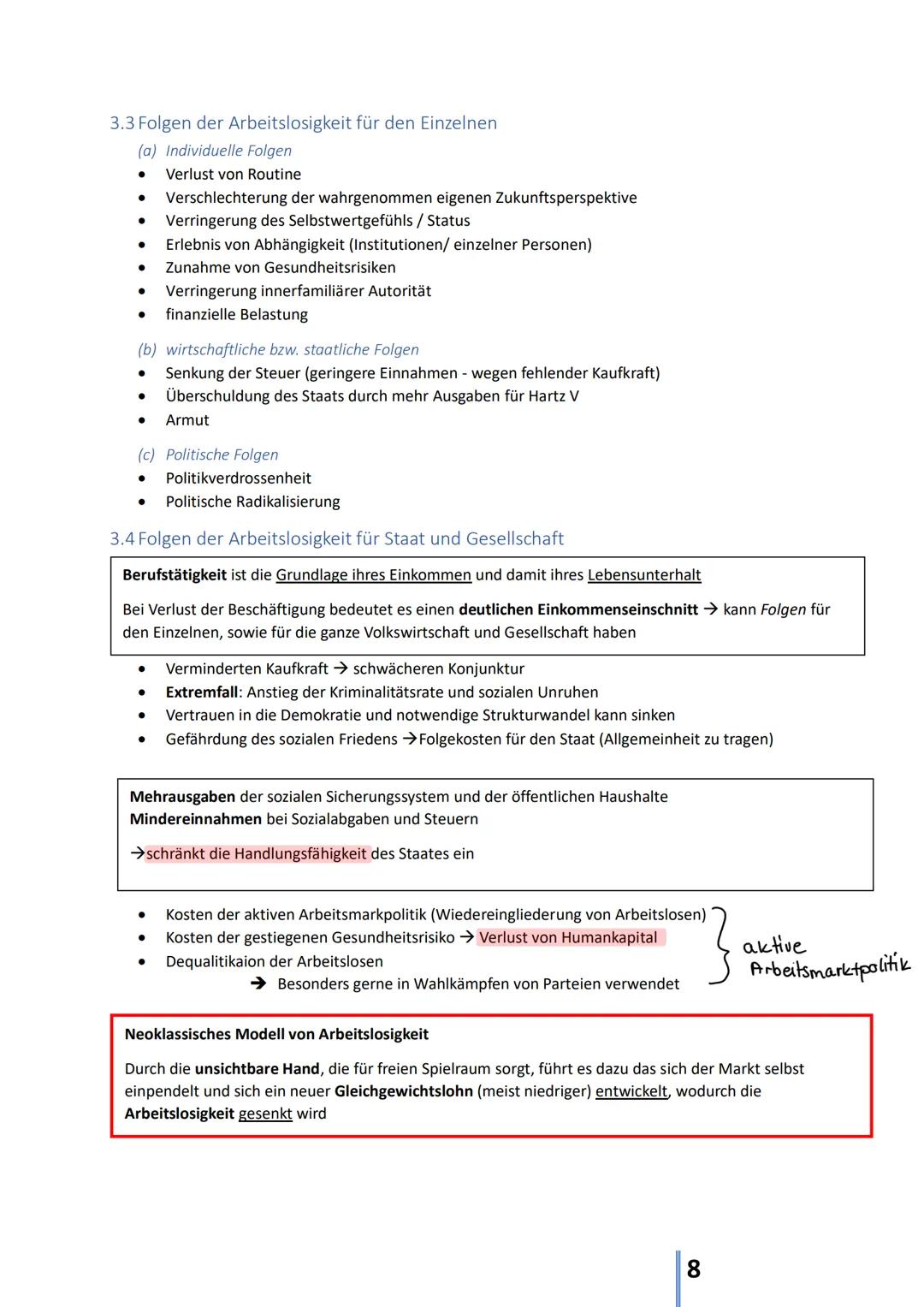 Arbeitsmärkte
Inhaltsverzeichnis
1. Stellenwert der Arbeit..
1.1 Von der Arbeits-/ zur Tätigkeitsgesellschaft
1.2 Differenzierung der Arbeit