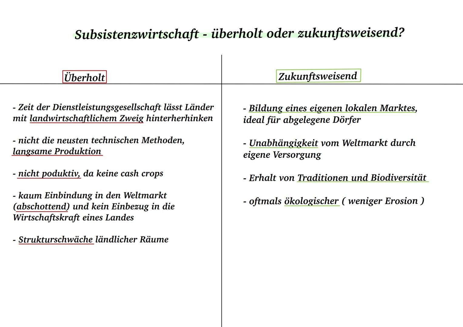 Landwirtschaft Shifting Cultivation
-Schwellenländer
-Felder werden nur für wenige Jahre intensiv genutzt
↳ danach werden die Anbauflächen &