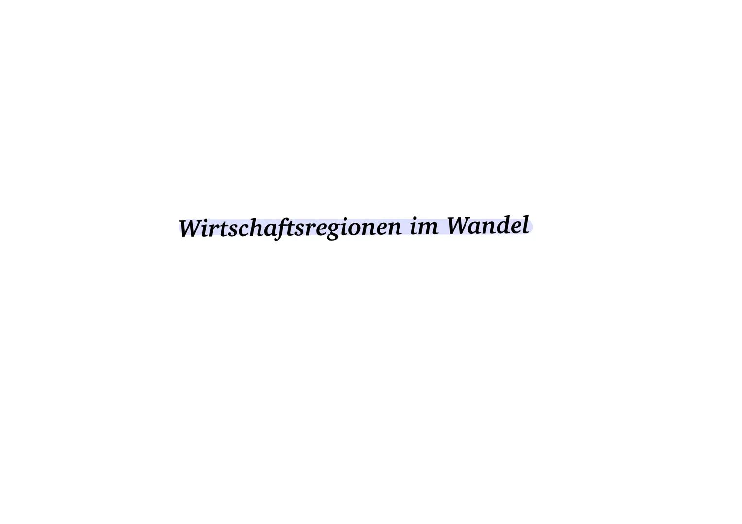 Wirtschaftsregionen im Wandel # Strukturwandel industriell geprägter Räume
Sektoraler Strukturwandel nach Fourstié
in %
100-
sekundärer Se