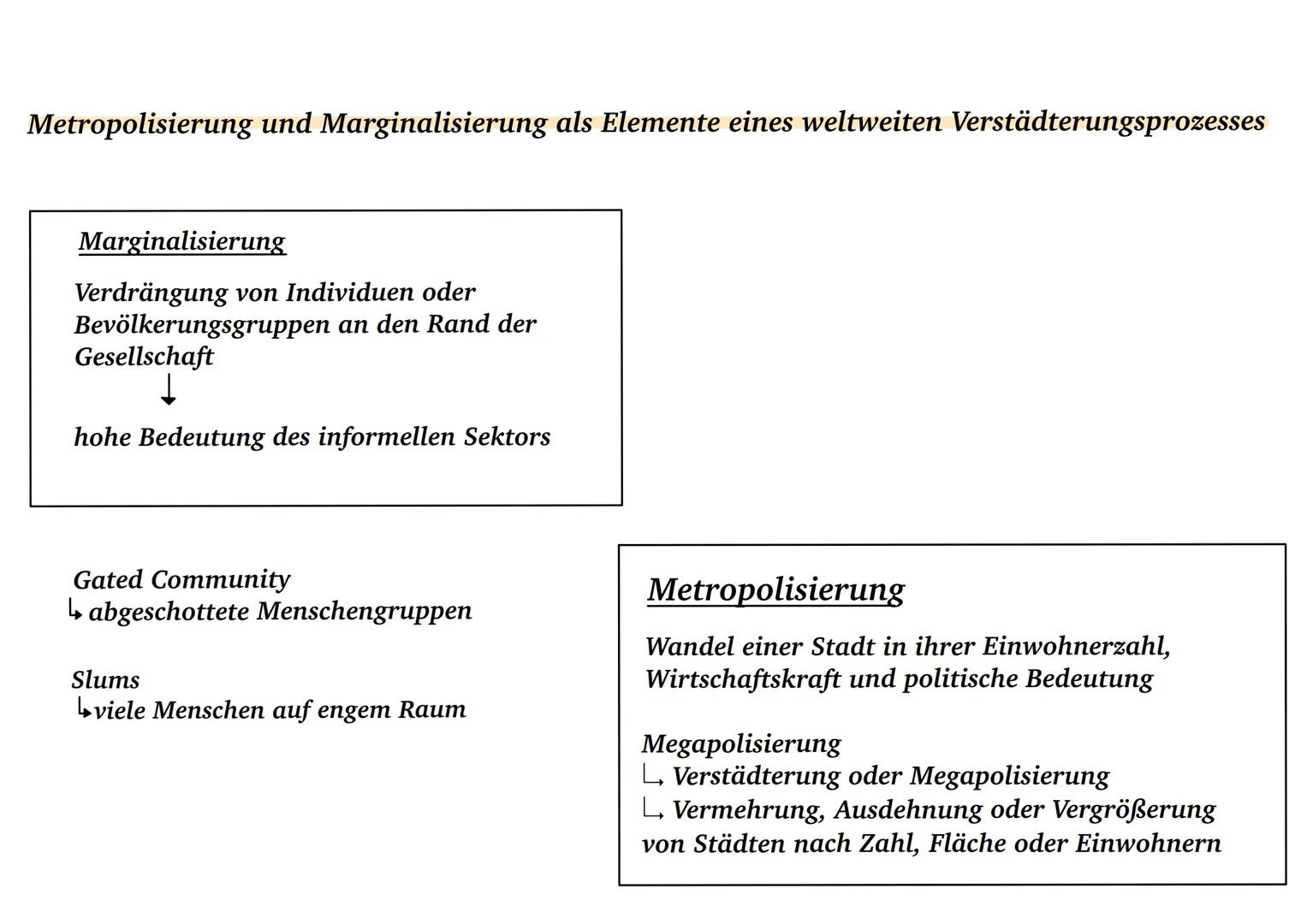 Stadtentwicklung und Stadtstrukturen # Merkmale einer Stadt
Stadt
Die Stadt ist im geographischen Sinne eine Siedlung mit besonderen funkt