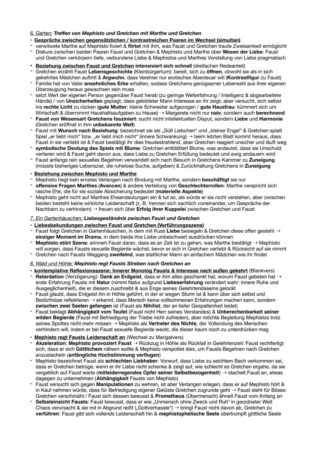 JOHANN WOLFGANG VON GOETHE - FAUST (1772-1808)
* Tragödie: Erlangen tragischer Würde durch Gretchen, da sie sich gegen Befreiung und für