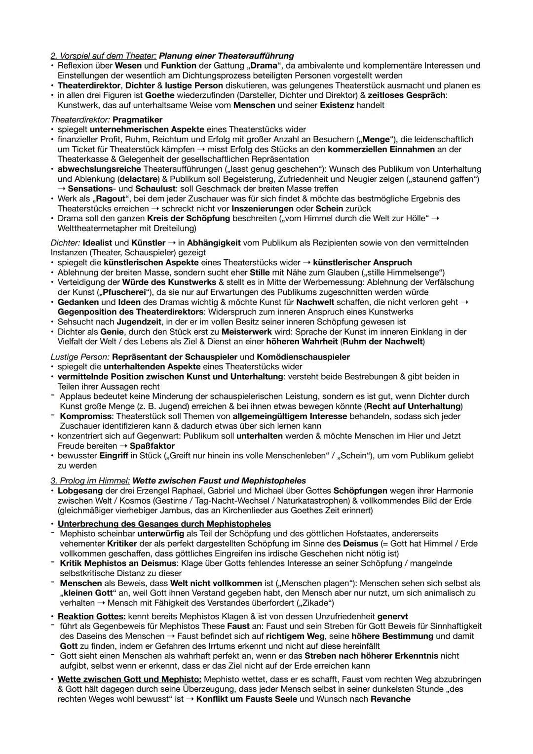 JOHANN WOLFGANG VON GOETHE - FAUST (1772-1808)
* Tragödie: Erlangen tragischer Würde durch Gretchen, da sie sich gegen Befreiung und für