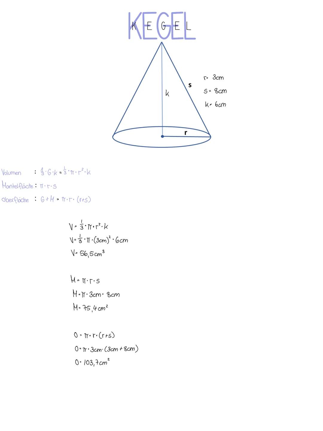 # MATHE
Körper
Inhaltsverzeichnis
* Würfel
* Quader
* Pyramide
* Prisma
* Zylinder
* Kegel
* Kugel Vdumen : 03
Oberfläche: