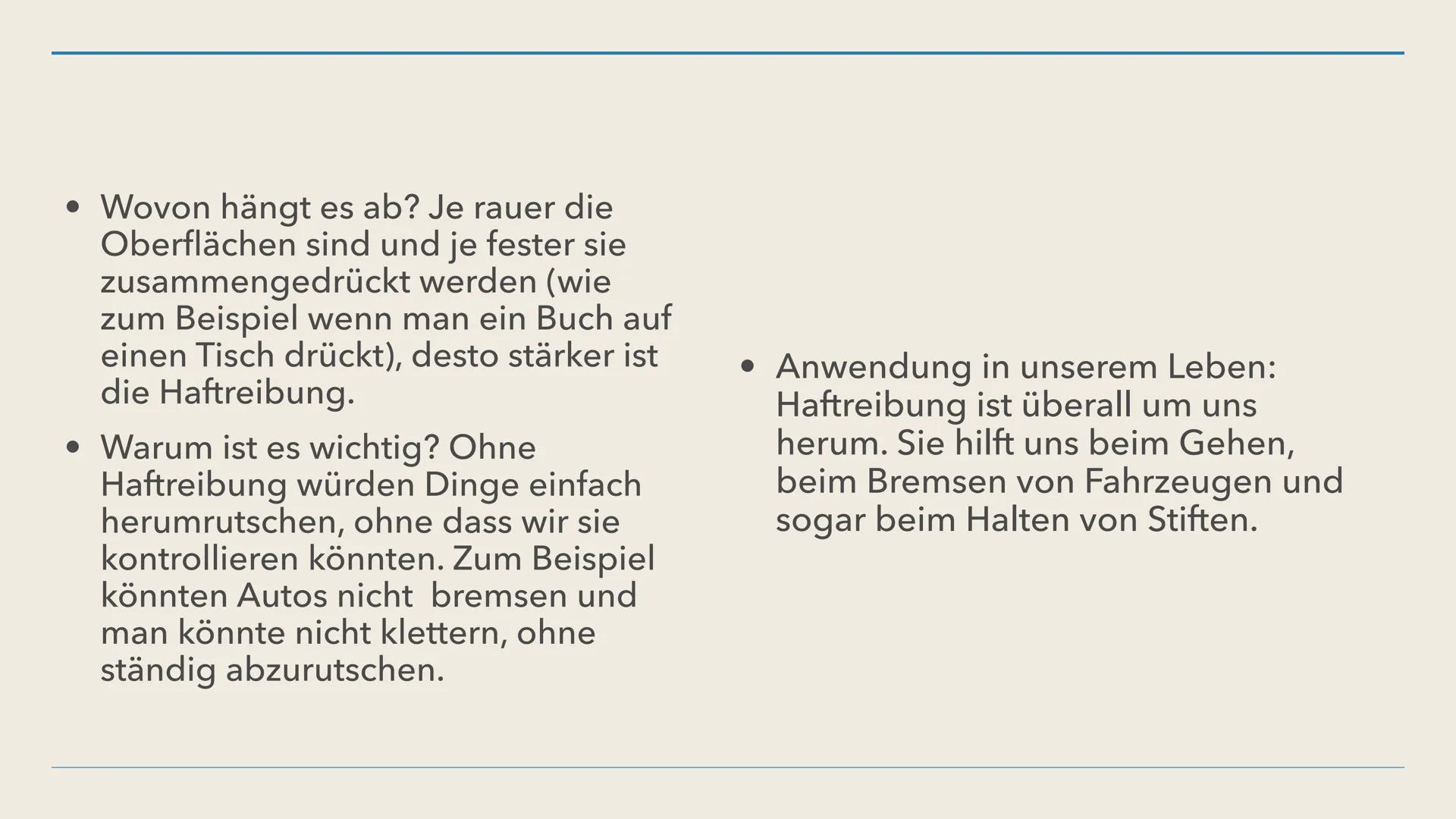 Reibungskraft Gliederung
• Vergleich
• Haftreibung
• Gleitreibung
• Rollreibung
• Reibungskoeffizient
• (Was ist die Reibung, warum
passier