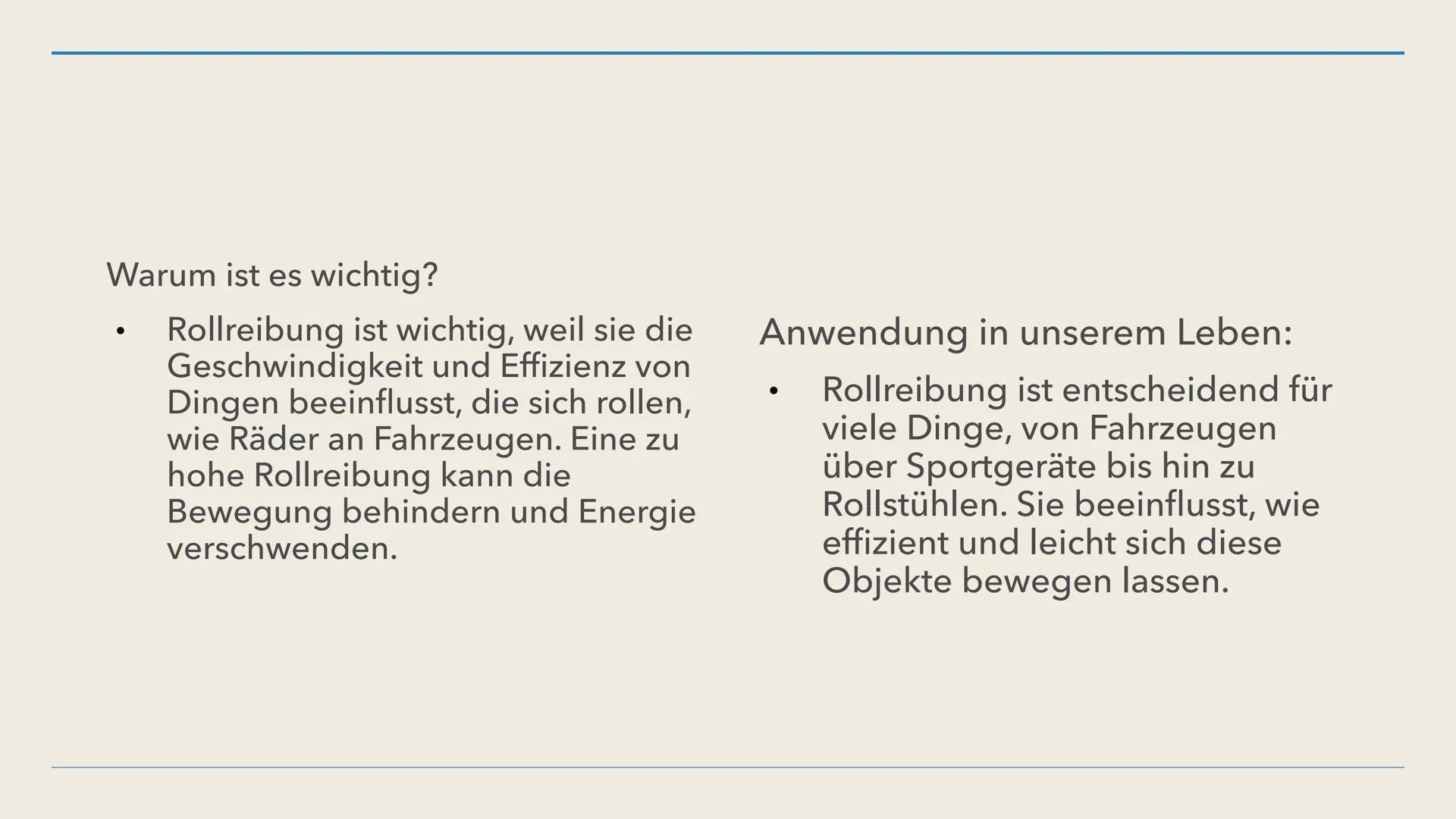 Reibungskraft Gliederung
• Vergleich
• Haftreibung
• Gleitreibung
• Rollreibung
• Reibungskoeffizient
• (Was ist die Reibung, warum
passier