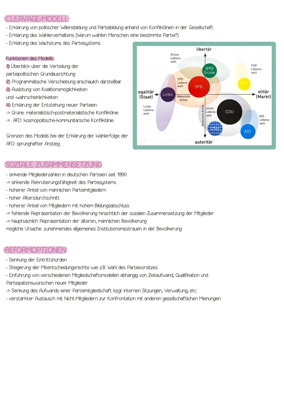 politische Partizipation
PARTIZIPATIONSFORMEN
- institutionalisierte Formen: Wahlbeteiligung, Mitgliedschaft in Vereinen / Verbänden
-nicht-