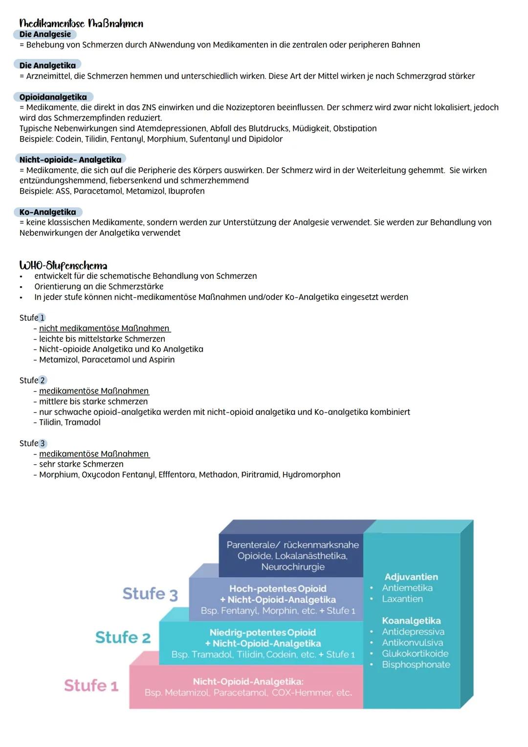# Schmerzmanagement &
Schmerzen kennenlernen
Definition: Schmerz ist ein unangenehmes Sinneserlebnis, was mit potentiellen oder tatsächlich