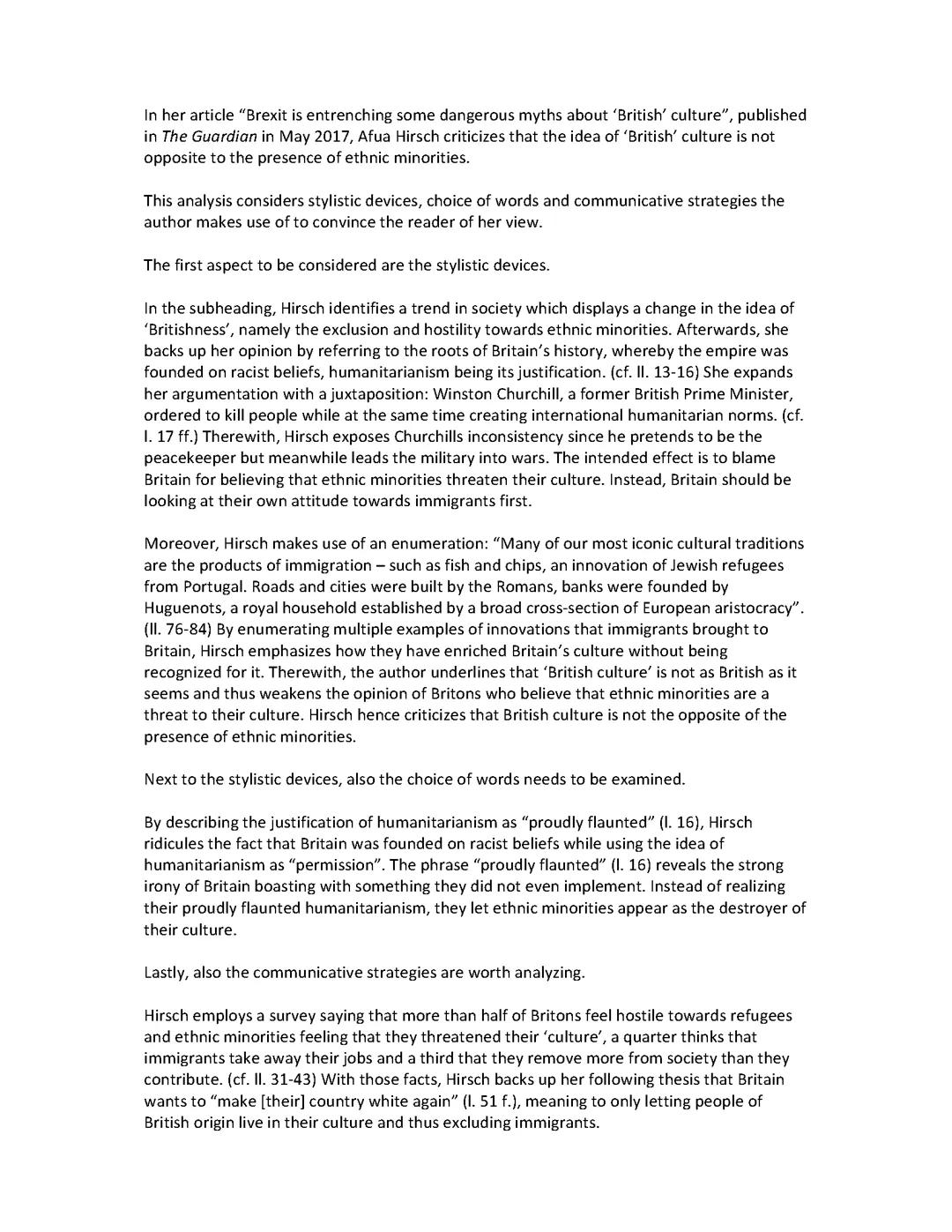 Analysis "Brexit is entrenching some dangerous myths about British culture" by Afua Hirsch