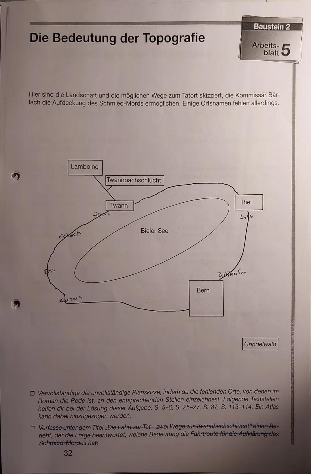 Inhaltsverzeichis
S.1 Arbeitsblatt: Kreuzworträtsel.
5.2. Tschanz-Geschichte Teil 1
S. 3. Schweiz-. Karte
S.4 Arbeitsblatt Bedeutung der