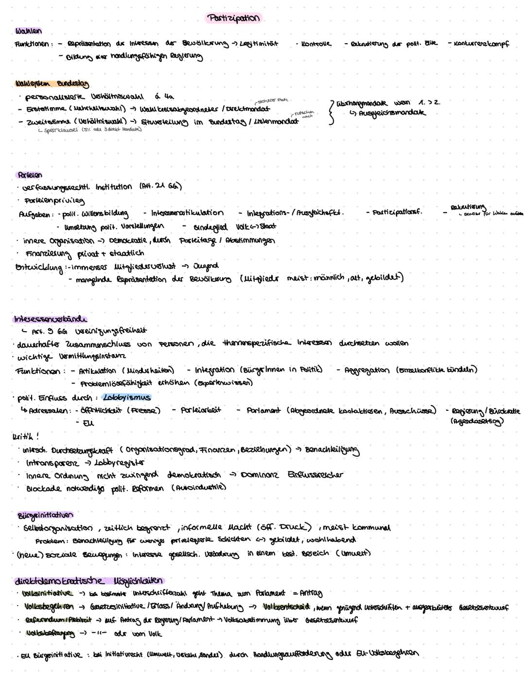 POLITIK # der polltische Prozess
## Dimensionen:
Policy Inhalt
bsp. Ziele, Aufgaben
Polity institutionell bsp. Parlament (Institutioner), V