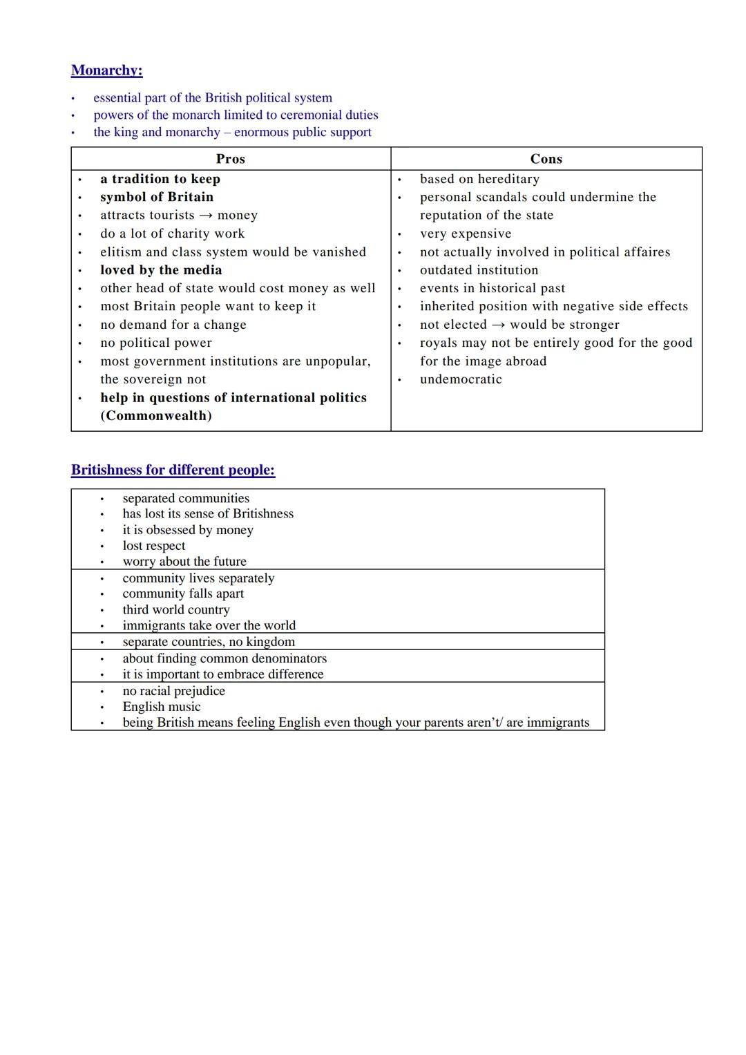 # BRITISHNESS
Definition
* Great Britain: Wales, Scotland, England
* Ireland: Republic of Ireland and Northern Ireland
* United King