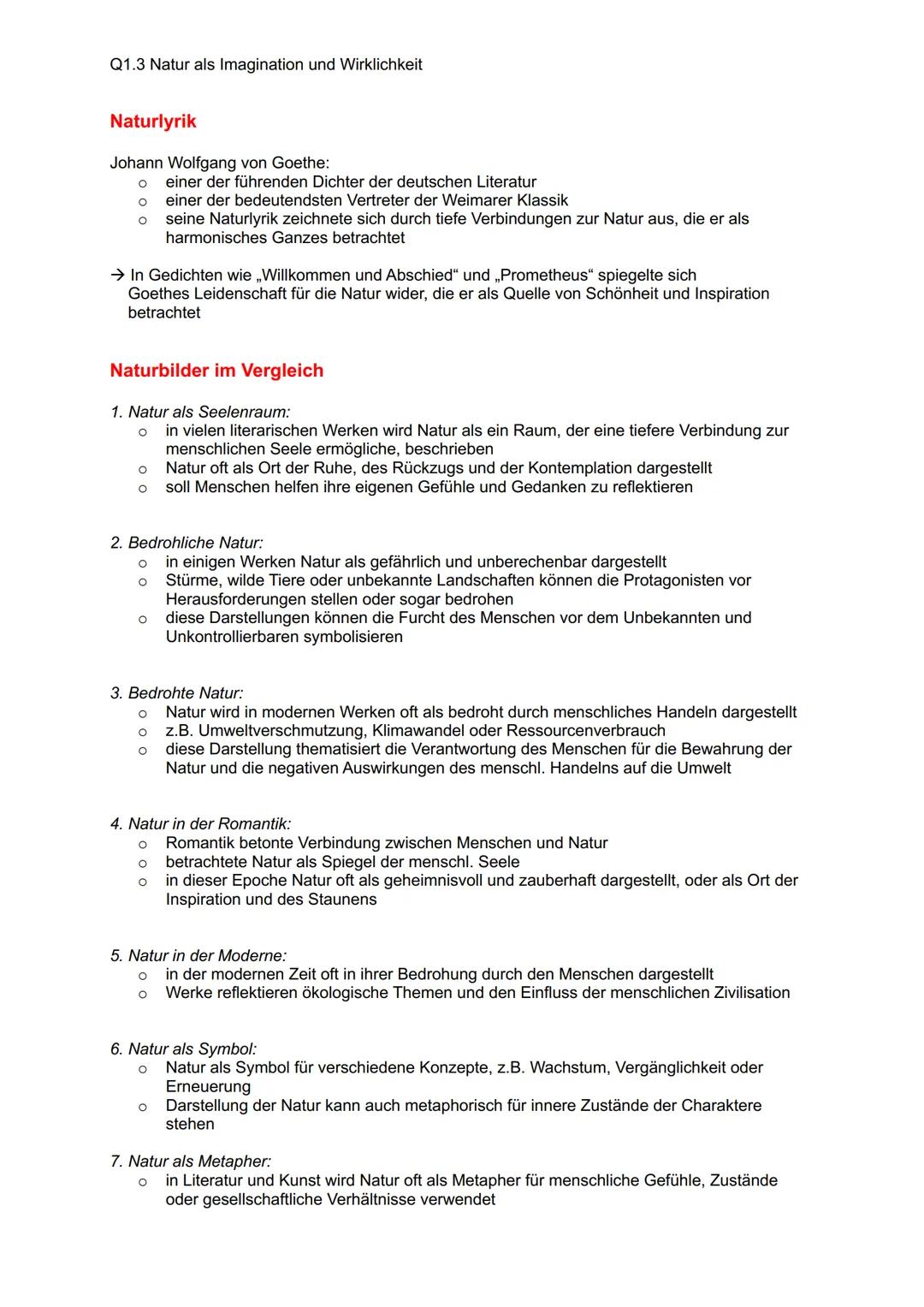 Q1.1 Epochenumbruch 18./19. Jahrhundert - Literatur um 1800 und im frühen 19. Jahrhundert
Die Weimarer Klassik 1786 - 1832
allgemeine Inform