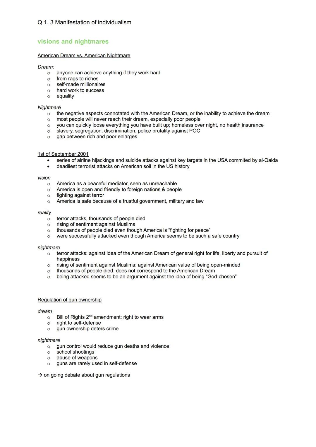 Q 1.1 The USA - the formation of a nation
development and principles of American democracy and the Constitution
Mayflower Compact 1620
•
•
.