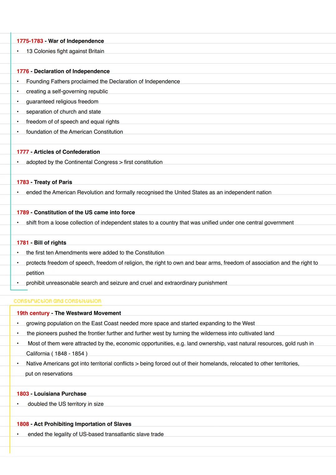 # Landmarks of American history
Formation of a Nation
1492 - Christoph Columbus discovers America as the first European
1607 First perman