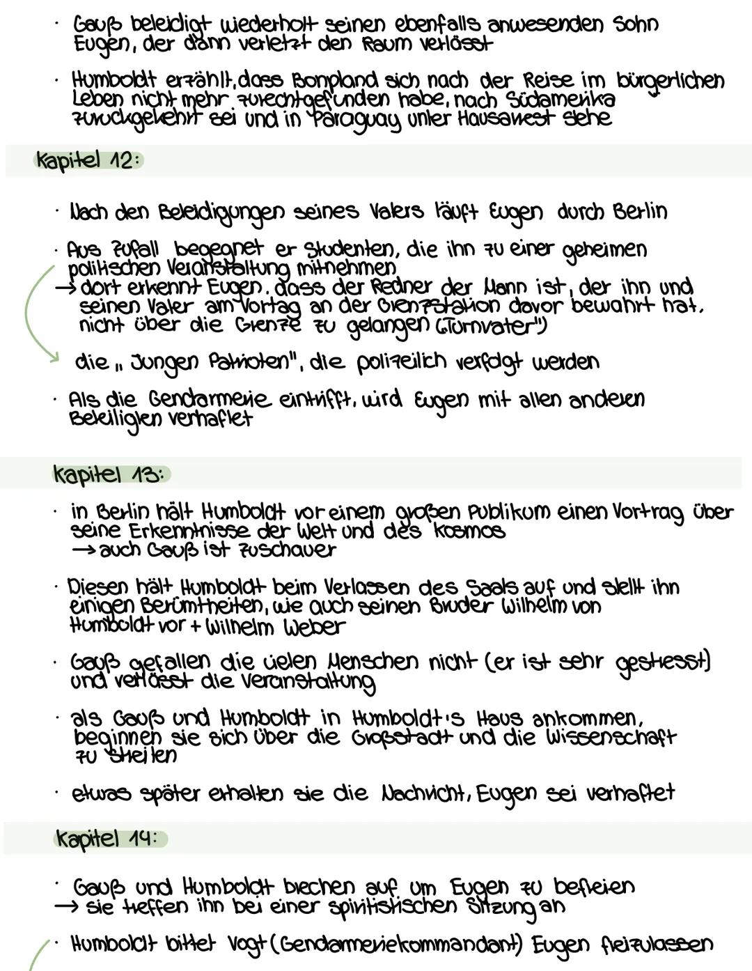 DIE VERMESSUNG DER WELT
Kapitel 1: Erstes Treffen (Gauß + Humboldt)
Grond: Naturforscherkongles (Berlin)
Gemeinsamkeiten/
Unterschiede
+Reis