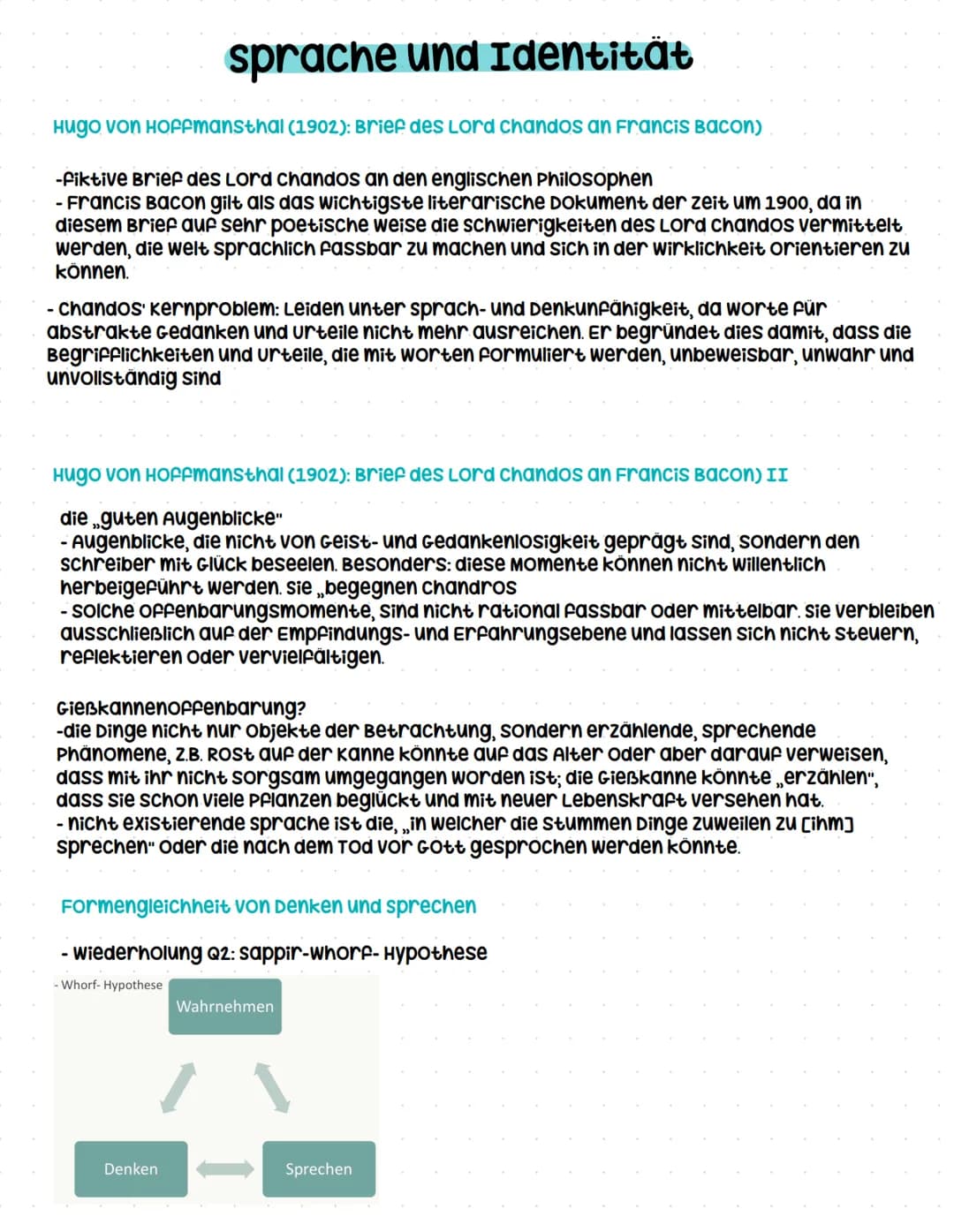Abiturvorbereitung 2024 Deutsch LK -Q3.4 - Sprache und Identität: Sprachkrise als Identitätskrise – Seite 4