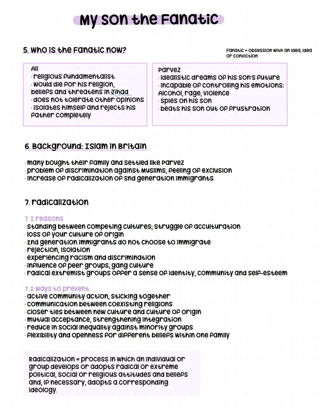 # My Son
## the Fanatic
~ Hanif Kureishi # My son the Fanatic
1. Key facts
* Author: Hanif Kureish
* Time: published in 1994, Type: s