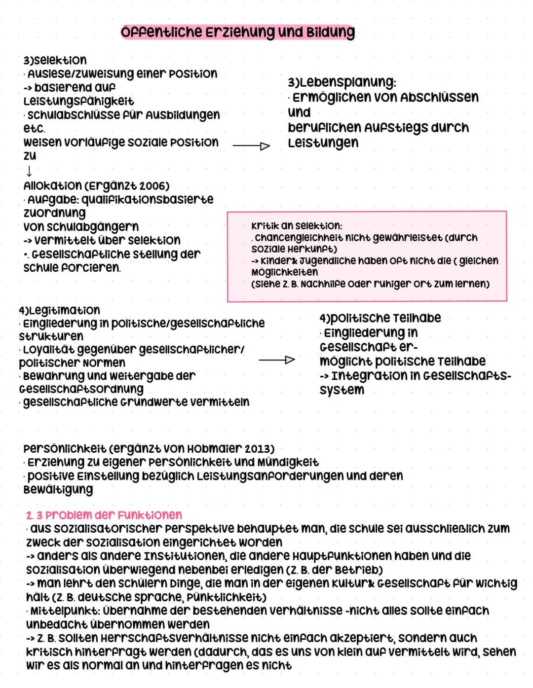 Abiturvorbereitung 2024 Erziehungswissenschaft LK- Q3.1 - Das System öffentlicher Bildung und Erziehung – Seite 7