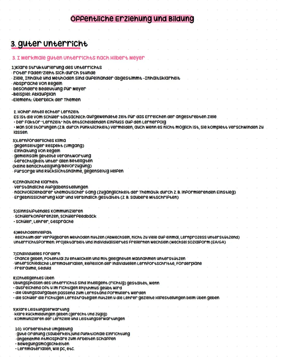 Abiturvorbereitung 2024 Erziehungswissenschaft LK- Q3.1 - Das System öffentlicher Bildung und Erziehung – Seite 8