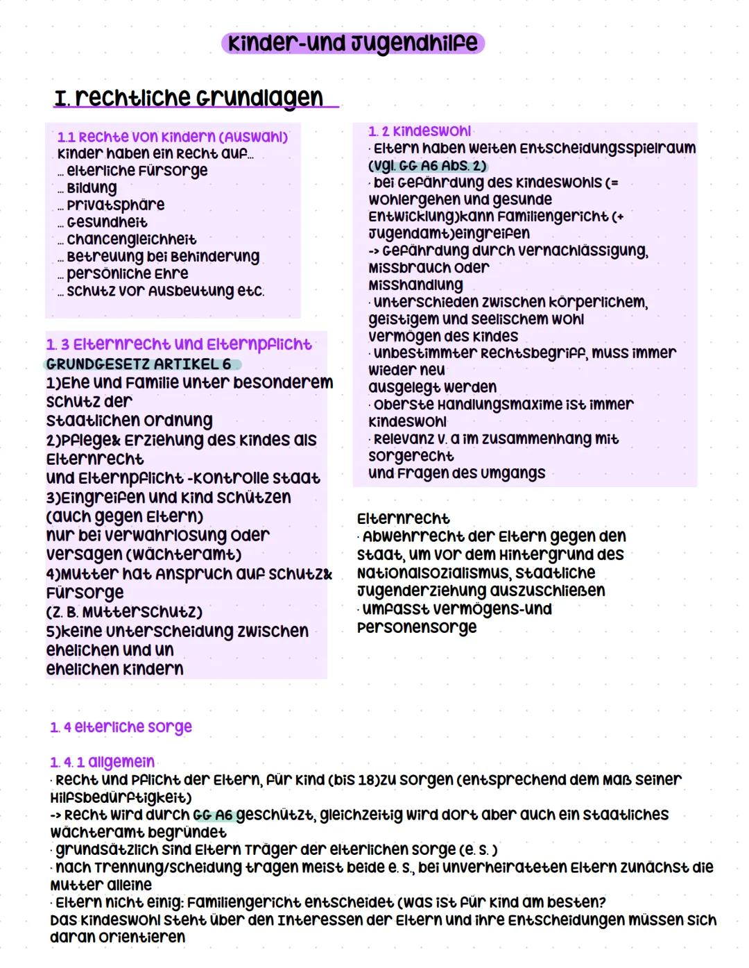 Q3.2 Das System der Kinder- und Jugendhilfe
- rechtliche Grundlagen, insbesondere Art. 6 GG, SGB VIII, BGB
- strukturelle Organisation, in