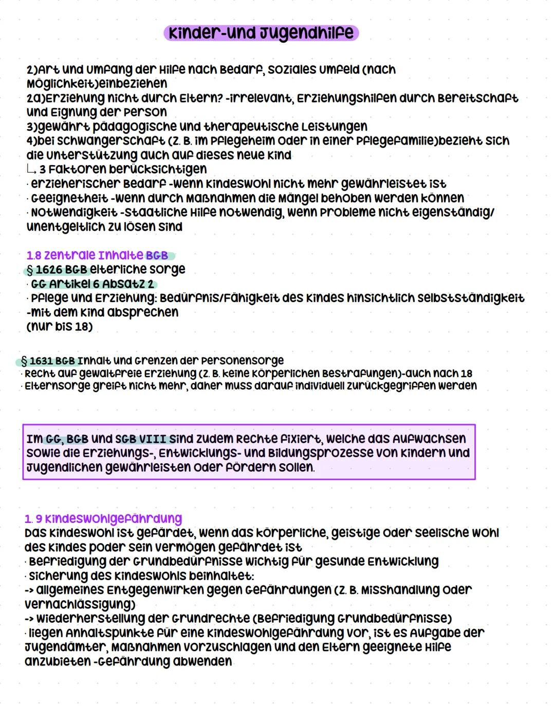 Q3.2 Das System der Kinder- und Jugendhilfe
- rechtliche Grundlagen, insbesondere Art. 6 GG, SGB VIII, BGB
- strukturelle Organisation, in