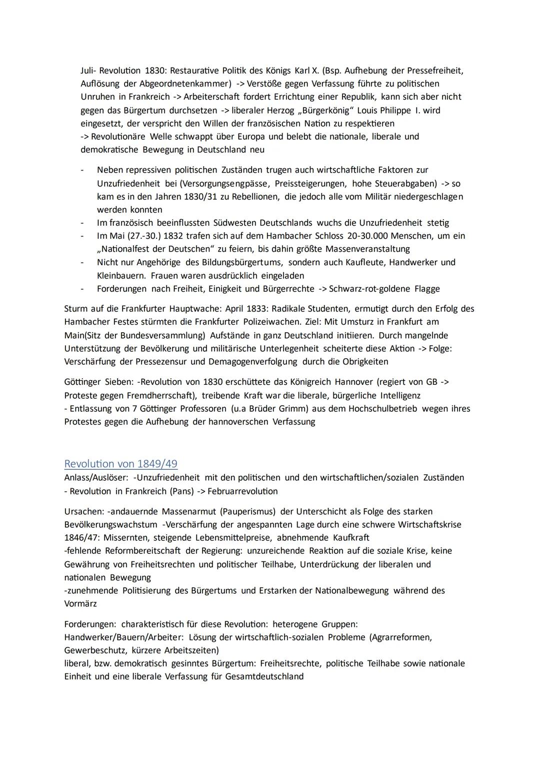 # Q1.1 Die deutsche Revolution von 1848/49
Entstehung, Entwicklung und Unterdrückung der liberal-nationalen Bewegung im europäischen
Kontext