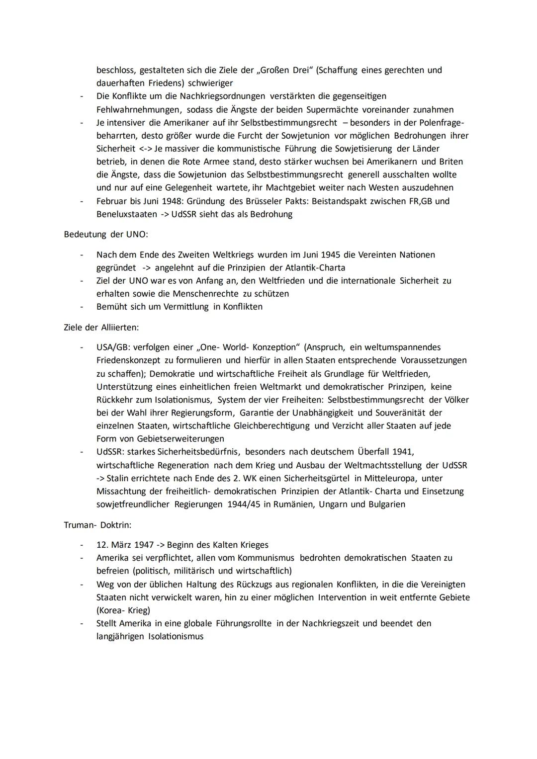 # Q3.1 Der Kalte Krieg - stabile oder labile Weltordnung?
Blockbildung und Blockkonfrontation:
Definition:
- Ost-West-Konflikt: Begriff be