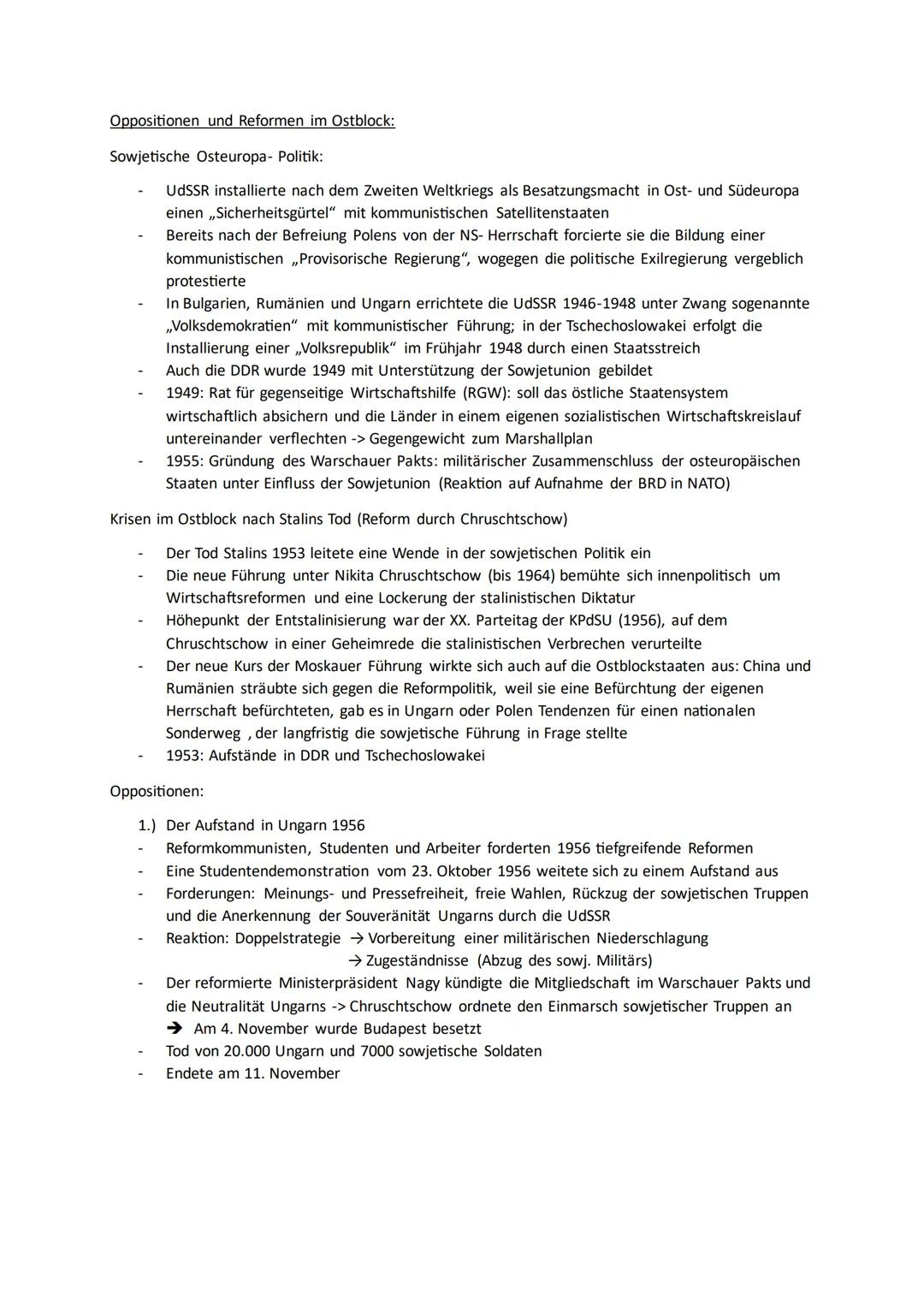 # Q3.1 Der Kalte Krieg - stabile oder labile Weltordnung?
Blockbildung und Blockkonfrontation:
Definition:
- Ost-West-Konflikt: Begriff be