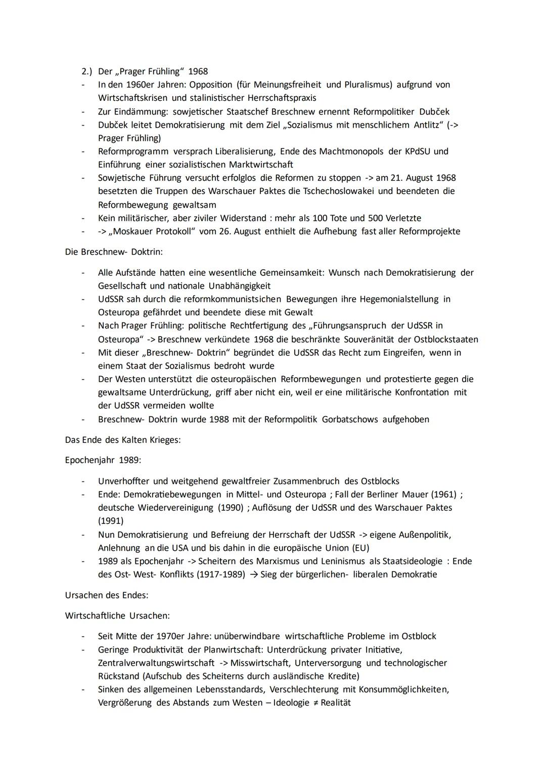 # Q3.1 Der Kalte Krieg - stabile oder labile Weltordnung?
Blockbildung und Blockkonfrontation:
Definition:
- Ost-West-Konflikt: Begriff be