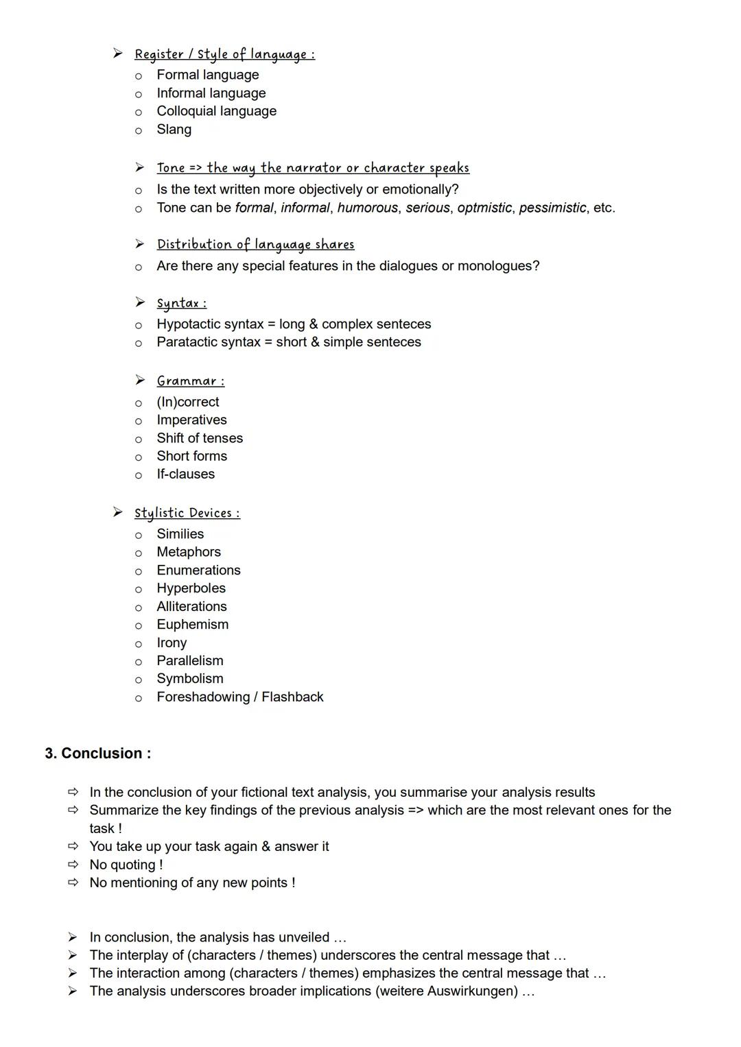 •
•
How to analyse fictional texts
A fictional text is a made-up story (but you often find real content & actions)
Fictional texts include,