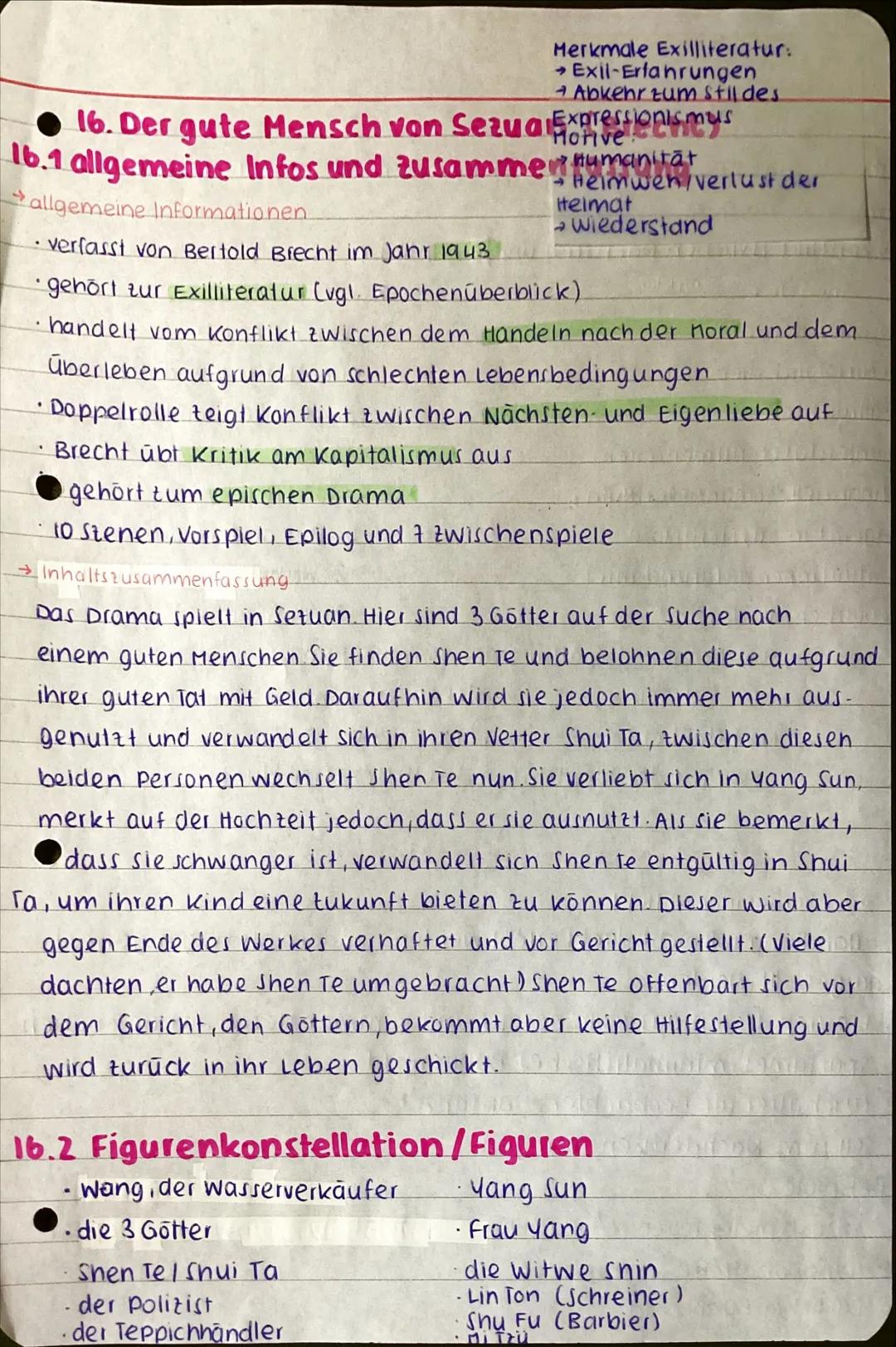 - 16. Der gute Mensch von Sezua
- 16.1 allgemeine Infos und zusamme
allgemeine Informationen.
* verfasst von Bertold Brecht im Jahr 1943