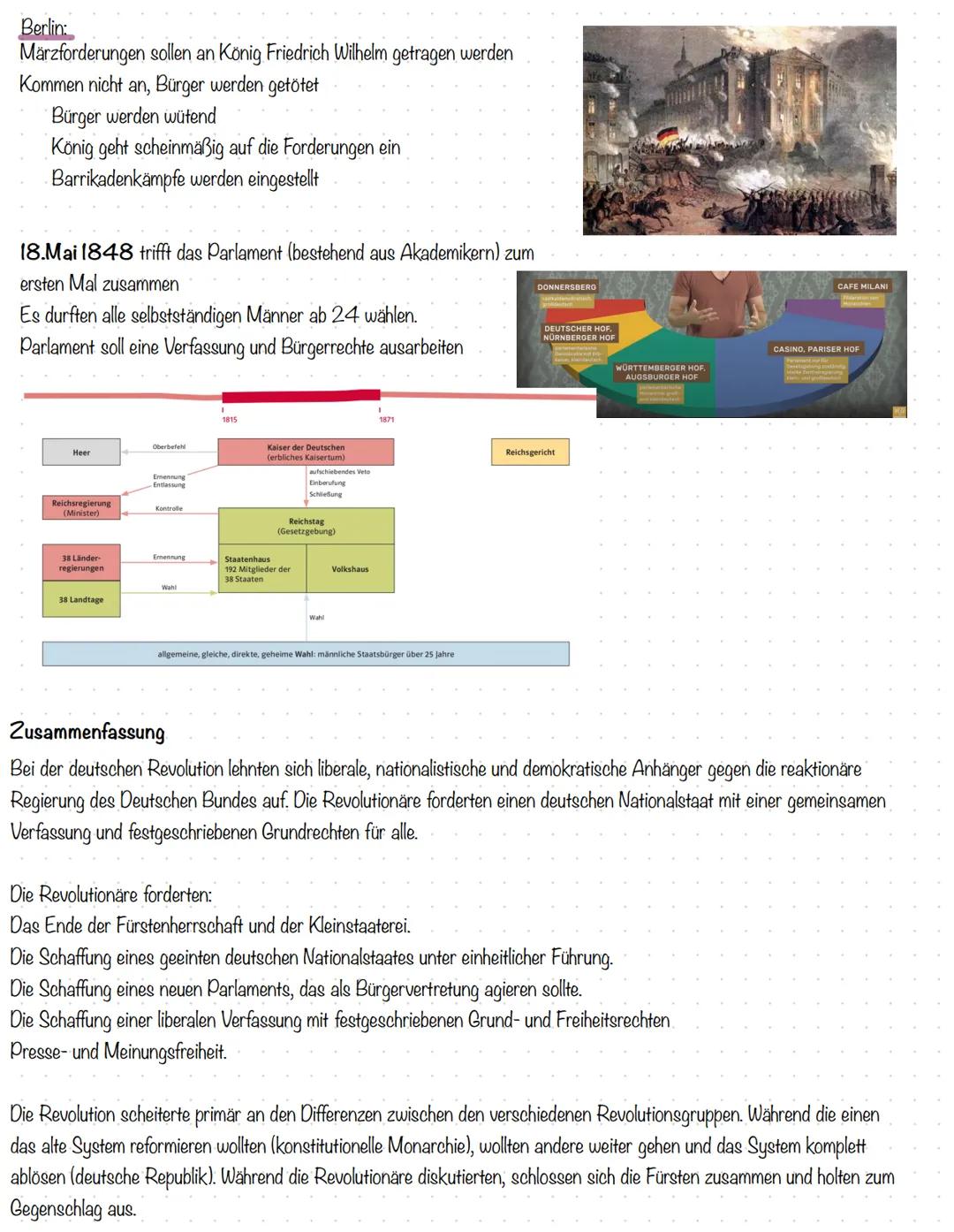 Revolution 1848/1849
Bürgerlich-demokratische
Definition:
Also "Revolution 1848/49" oder auch "Märzrevolution" bezeichnet man eine Revolutio