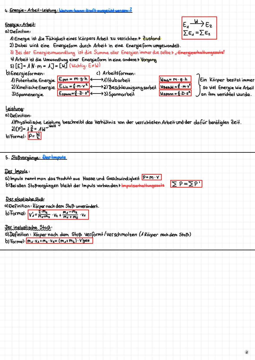 EF-Physik GK Zusammenfassung
1. Kinematik Die Lehre der Bewegungen"
Geradlinige Bewegung:
a) Geradlienig gleichförmig, unbeschleunigte Beweg