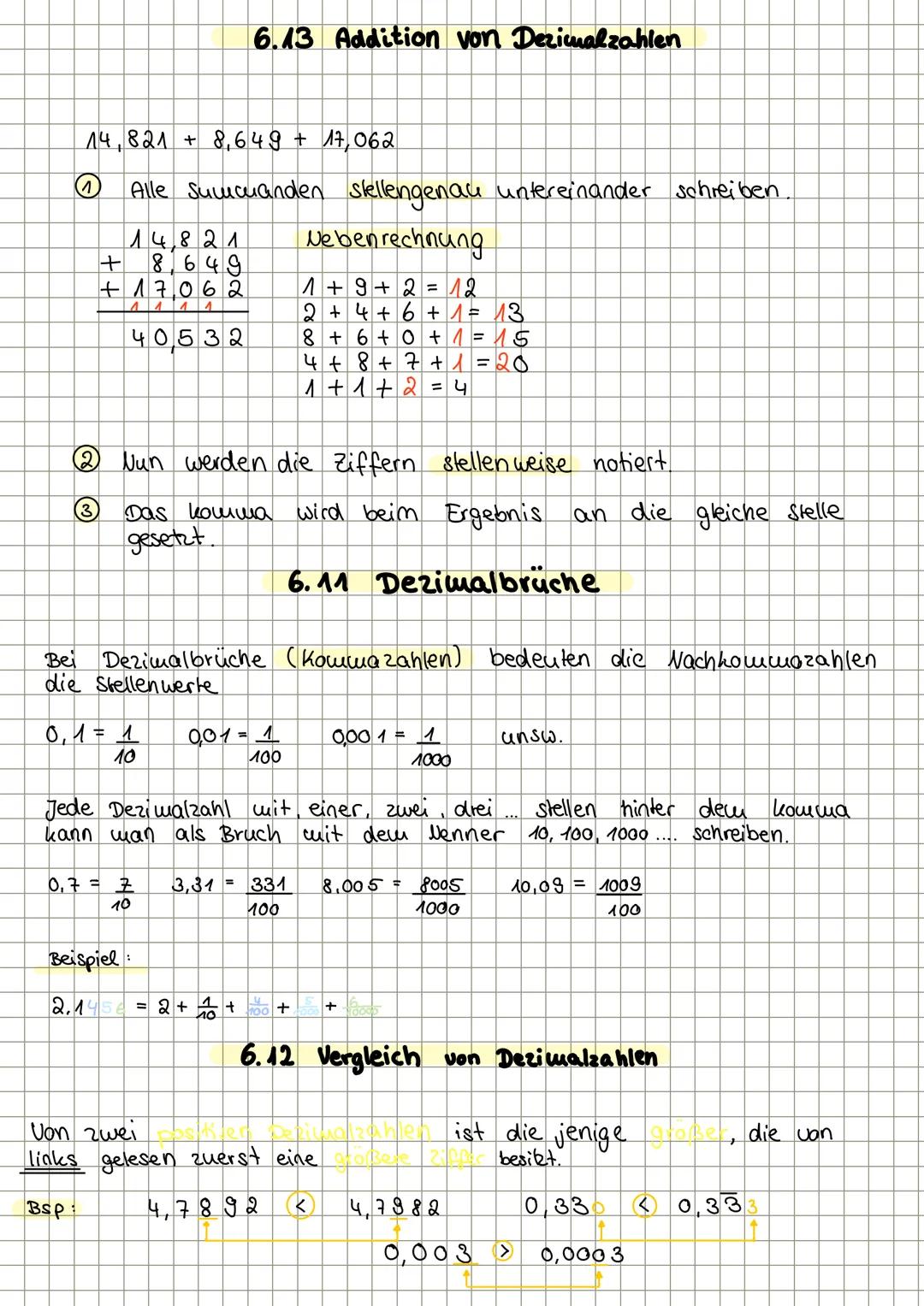 6.1 Die Zahlengerade
-6
-5
-4 -3
-2
0
+1
+2
+3
+4
+5 +6
+
Negative Zahlen
Null
steht links von Nue
Positive Zahlen
Steht rechts von Null
Gan