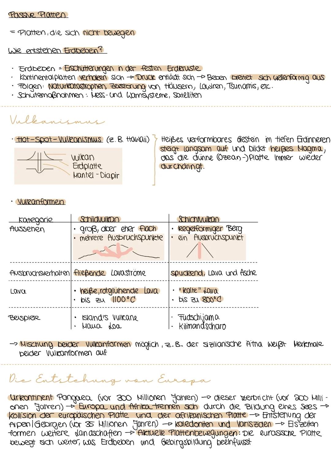# Endkunde Lernsettel
Themen Besonderheiten Erakunde klausur, endogene lexogene kräfte, Erdaufbau,
Plattentektonik Vulkanismus, Entstehung