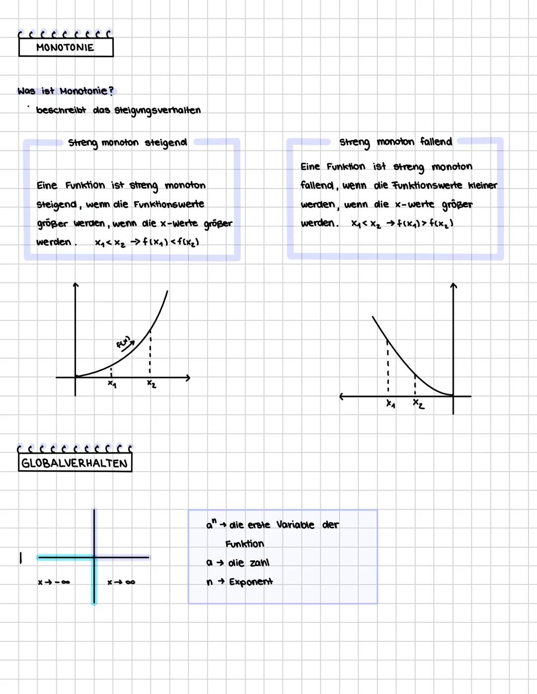 СССССС
EXTREMSTELLEN
Tiefpunkt
Definition: Extremstellen ist der Oberbegriff für ein Lokales oder globales Minimum oder
Maximum.
Hochpunkt
G