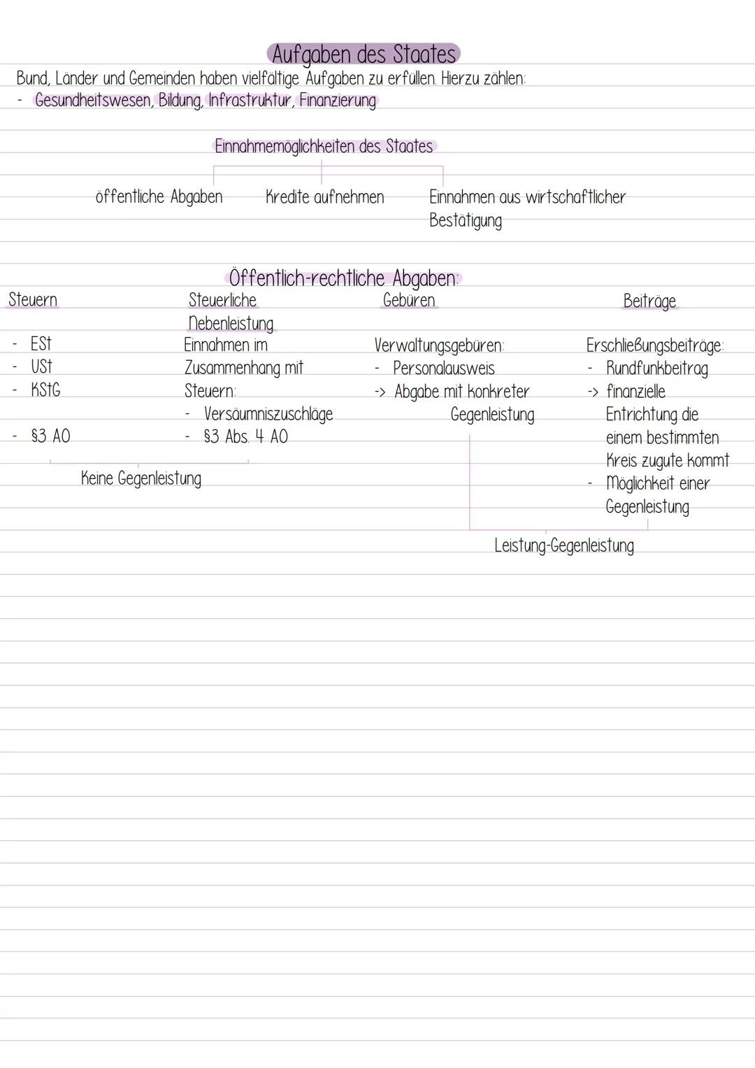 # I Einkommensteuergesetz (EStG)
Das EStG regelt die Erhebung der Einkommensteuer auf das Einkommen
natürlicher Personen. Es legt fest, welc